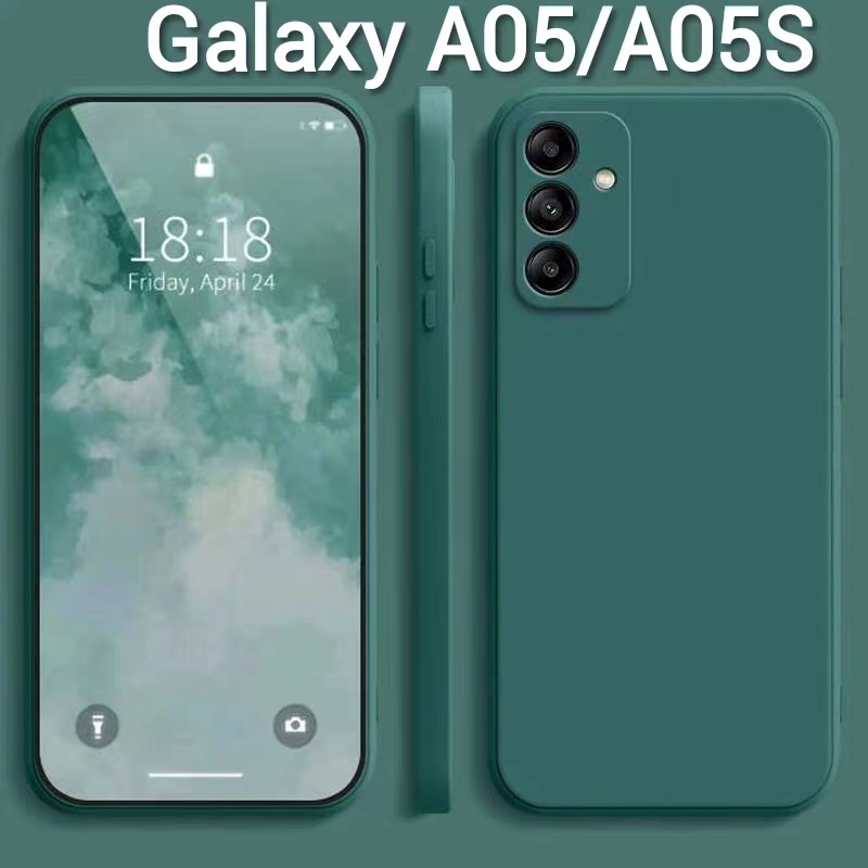Galaxy S24 FE/A55 5G/S24/S24 Plus/S24 UltraเคสTPU​นิ่ม​สีพาสเทลแบบคลุมกล้องSamsung A25 5G/A35 5G/S23 FE/A05/A05S/A15