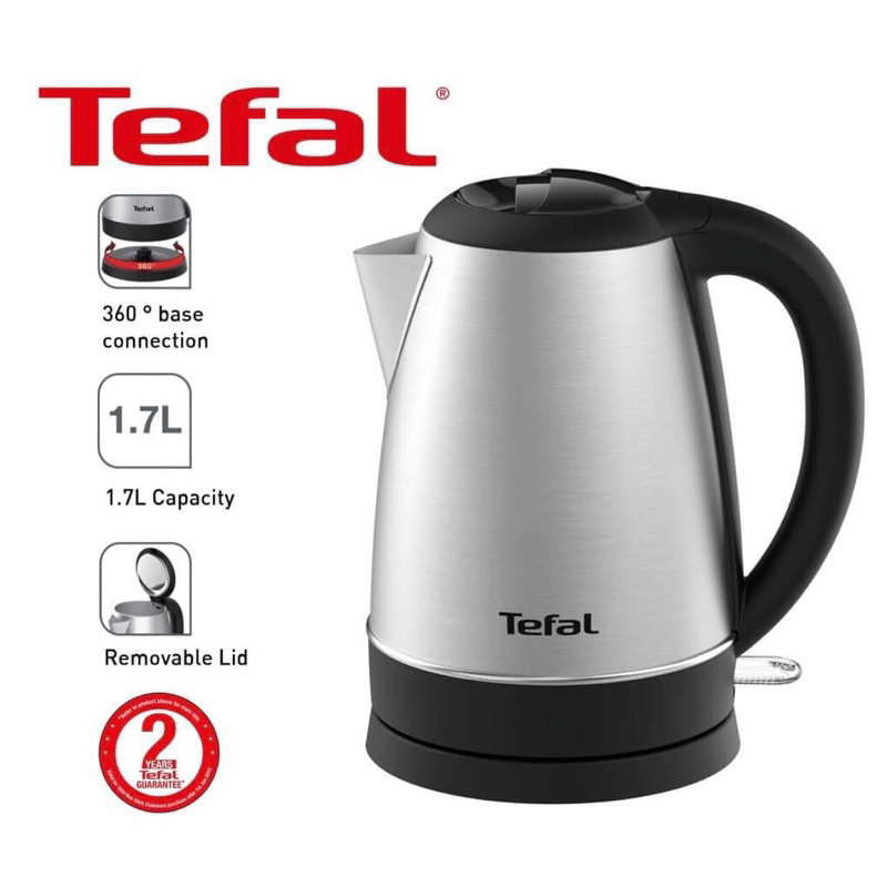 TEFAL กาต้มน้ำร้อนไฟฟ้า รุ่น KI800D66 KI800D (2,200 วัตต์,1.7 ลิตร)