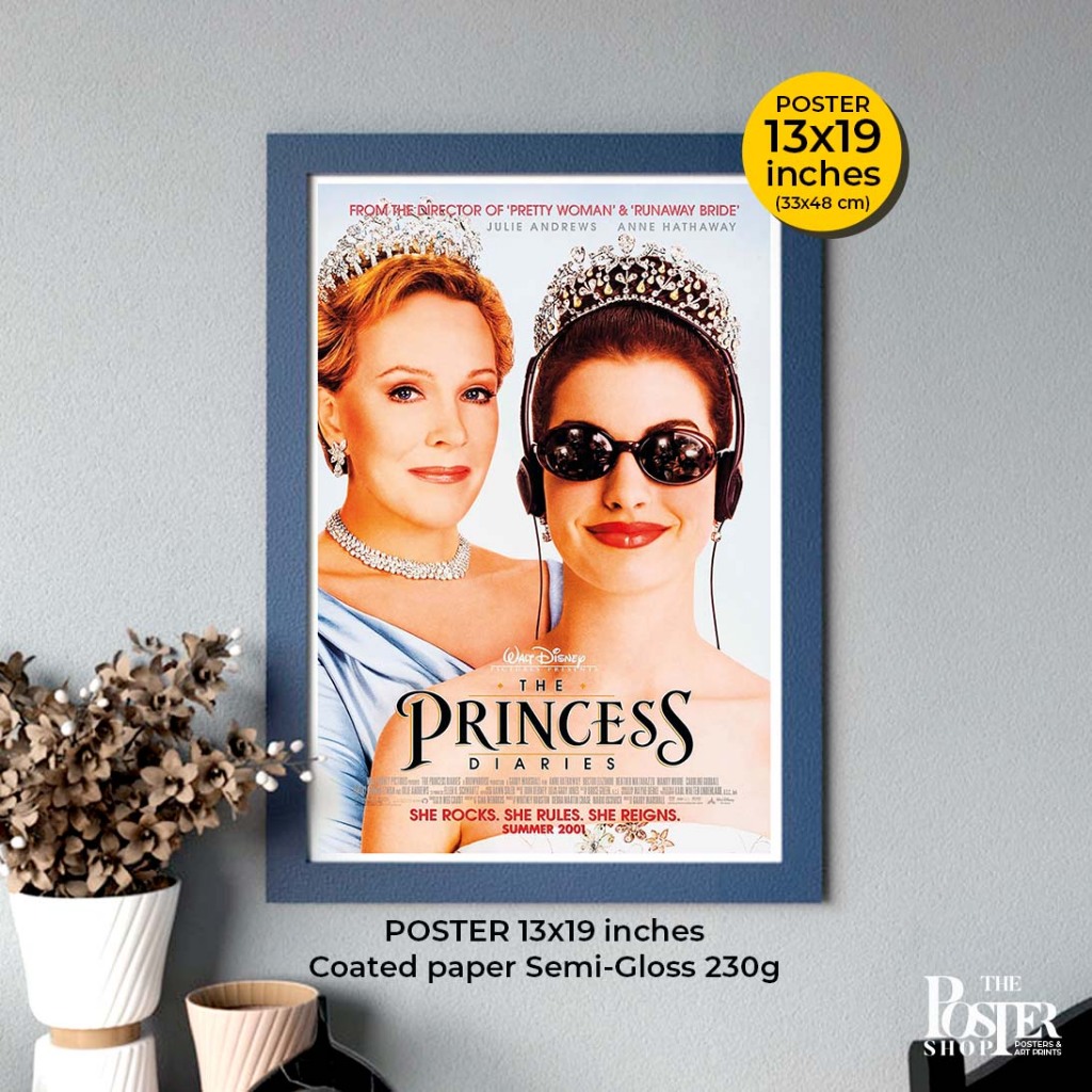The Princess Diaries Poster (2001)  Anne Hathaway ภาพขนาด 13x19 นิ้ว