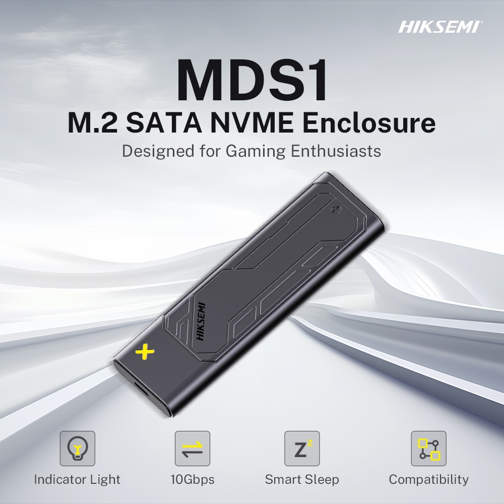 ⚡️กล่องใส่เอ็มดอททู⚡️HIKSEMI รุ่น (MDS1, MDC1) M.2 SATA NVME Enclosure USB 3.2 Gen2 Type-C (HS-HUB-M