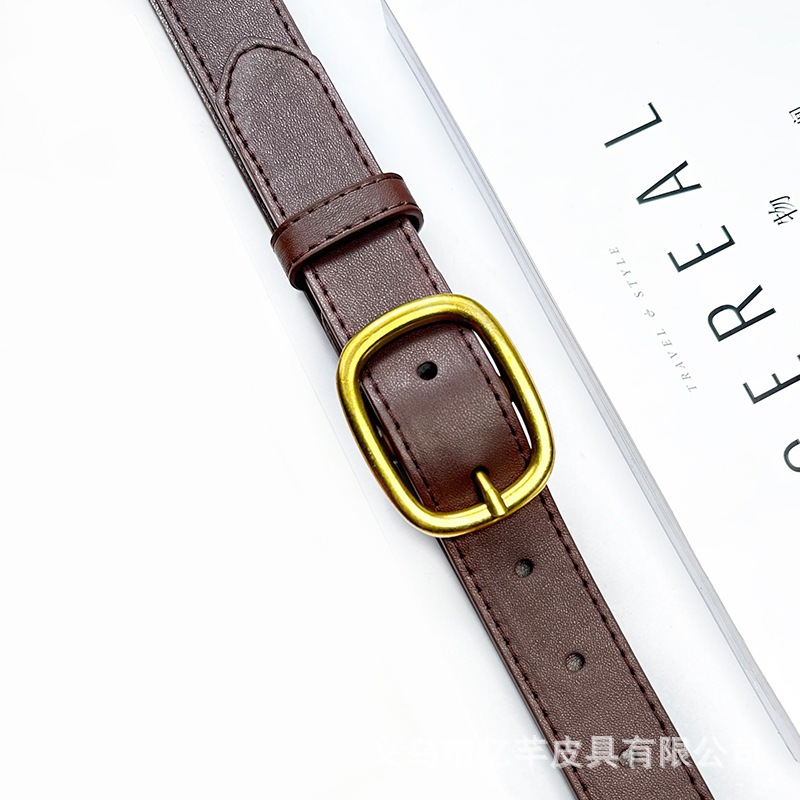 ❄️พร้อมส่งจ้า❄️ เข็มขัดผู้หญิง งานหนัง PU ใส่เก๋ๆๆ เท่ห์มากๆๆๆ ยาวพิเศษถึงเอว 43 นิ้ว - รูปที่ 4