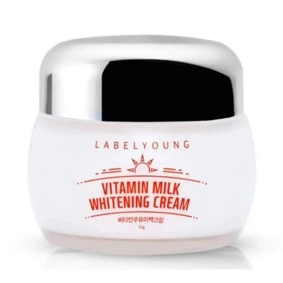 พร้อมส่งในไทย 🇹🇭แท้ 100% ใช้โค๊ดลด 100 ในไลท์ ลดอีก🔥ครีมหน้าสด LABELYOUNG Vitamin Milk Cream