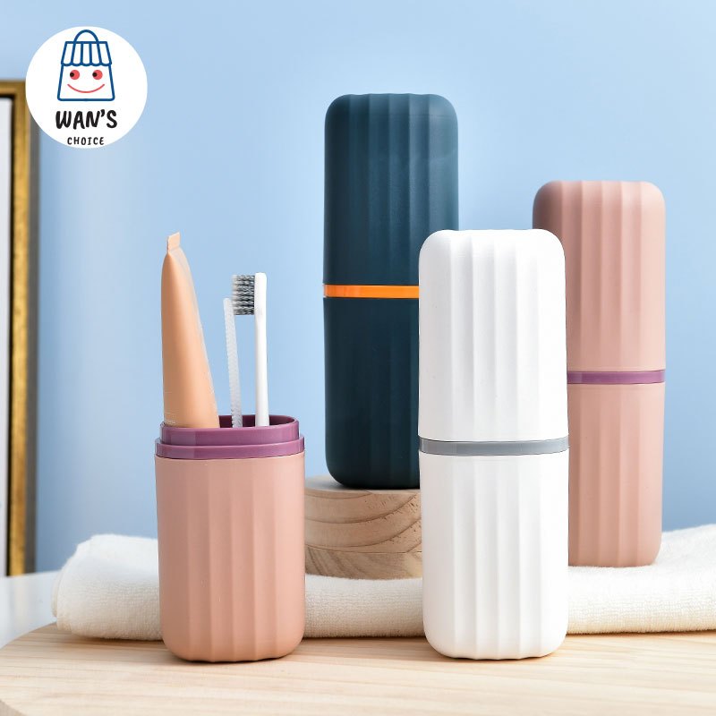 กล่องเก็บแปรงสีฟันยาสีฟันแบบพกพาได้ มี3สีให้เลือก เหมาะสำหรับการเดินทาง ช่วยรักษาความสะอาด