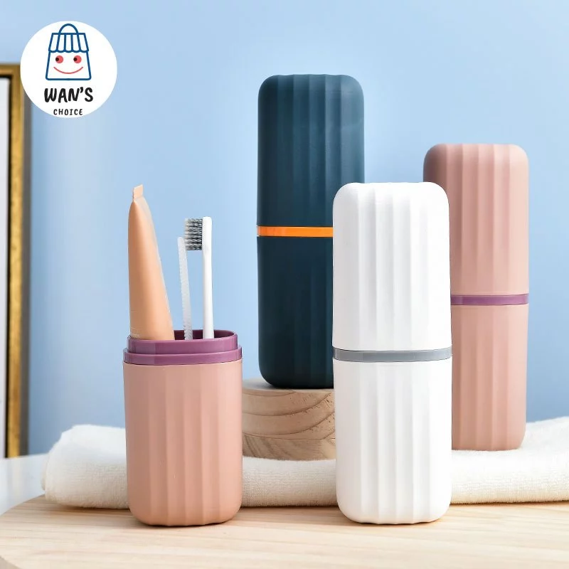 กล่องเก็บแปรงสีฟันยาสีฟันแบบพกพาได้ มี3สีให้เลือก เหมาะสำหรับการเดินทาง ช่วยรักษาความสะอาด