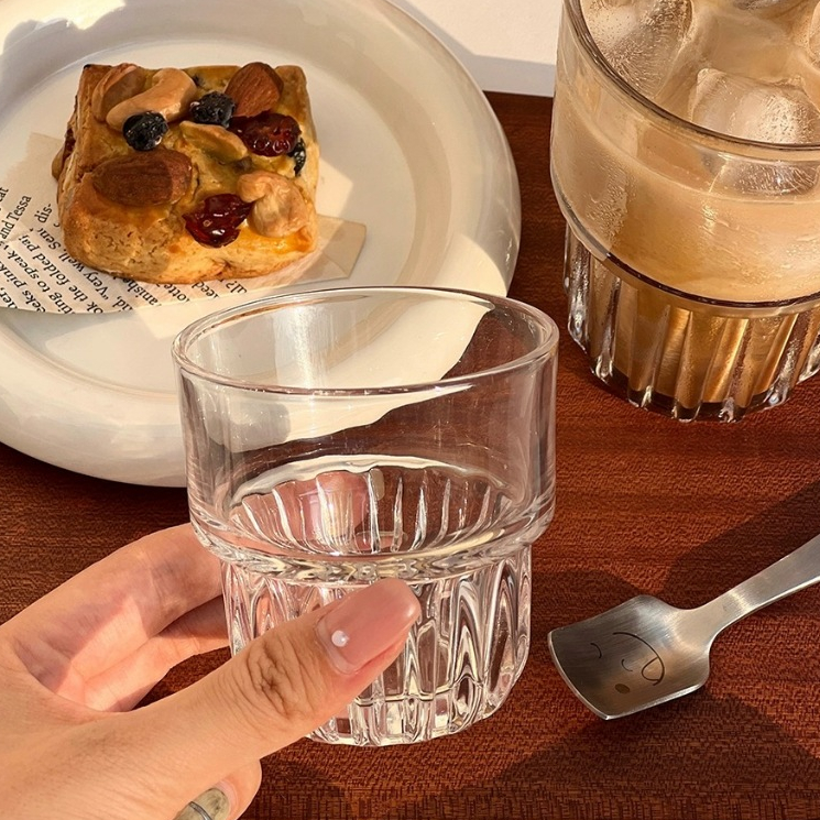 แก้วน้ำ แก้วกาแฟ เหมาะสำหรับใช้ในคาเฟ่ ใส่กาแฟ ค็อกเทล140/260/320ML - รูปที่ 7