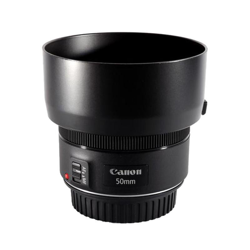 Pare-soleil équivalent ES-68 Pour Objectif Canon EF 50mm F/1.8 STM - Plastique ABS, Réversible