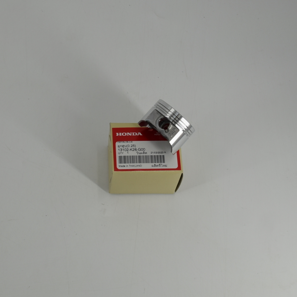 ลูกสูบแท้ allnew เวฟ125i ปี23 (S0.25 / 50.25มิล) แท้ศูนย์ฮอนด้า ราคา/1ชุด 13102-K26-G00