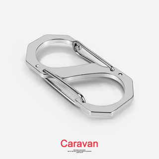Caravan Crew Metal Clasps Key Chain Ring Holder Outdoor Camping Snap Buckles