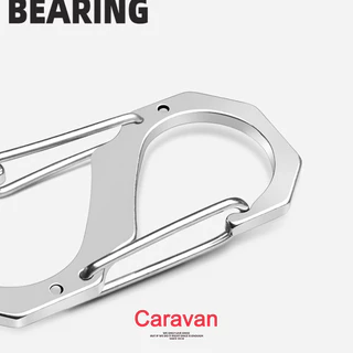 Caravan Crew Metal Clasps Key Chain Ring Holder Outdoor Camping Snap Buckles