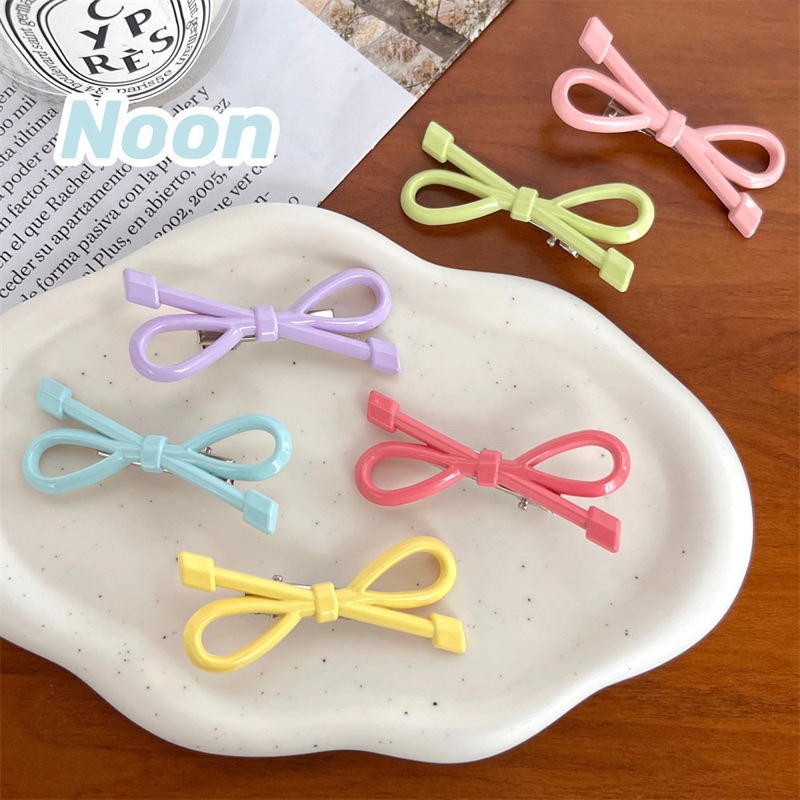 Cute 182 กิ๊บติดผม กิ๊บหนีบผมโบว์ Noon