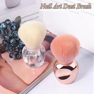 แปรงปัดฝุ่นเล็บ แบบด้ามจับสั้น จับถนัดมือ มีให้เลือก 4 สี