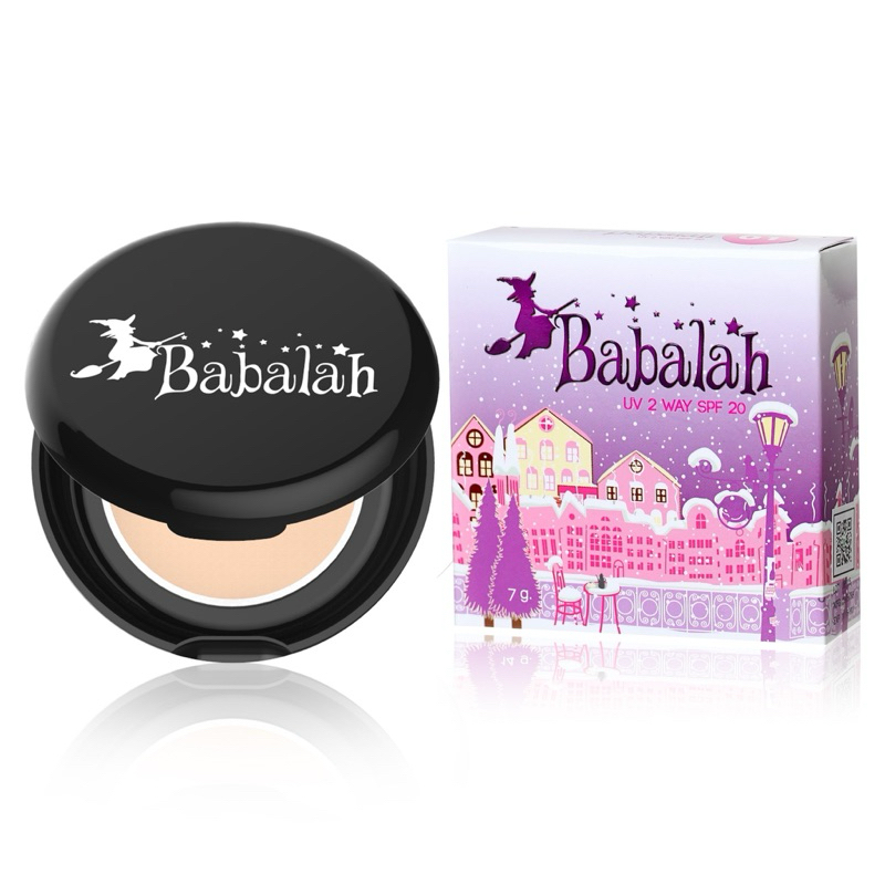 (ตลับมินิ) Babalah UV 2 Way Powder Cake MiNi (7 กรัม x 1 ตลับ)