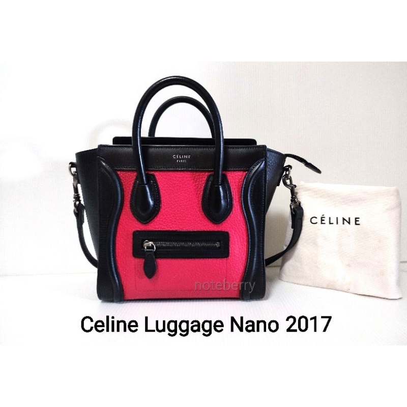 Celine Luggage Nano Two-tone 2017