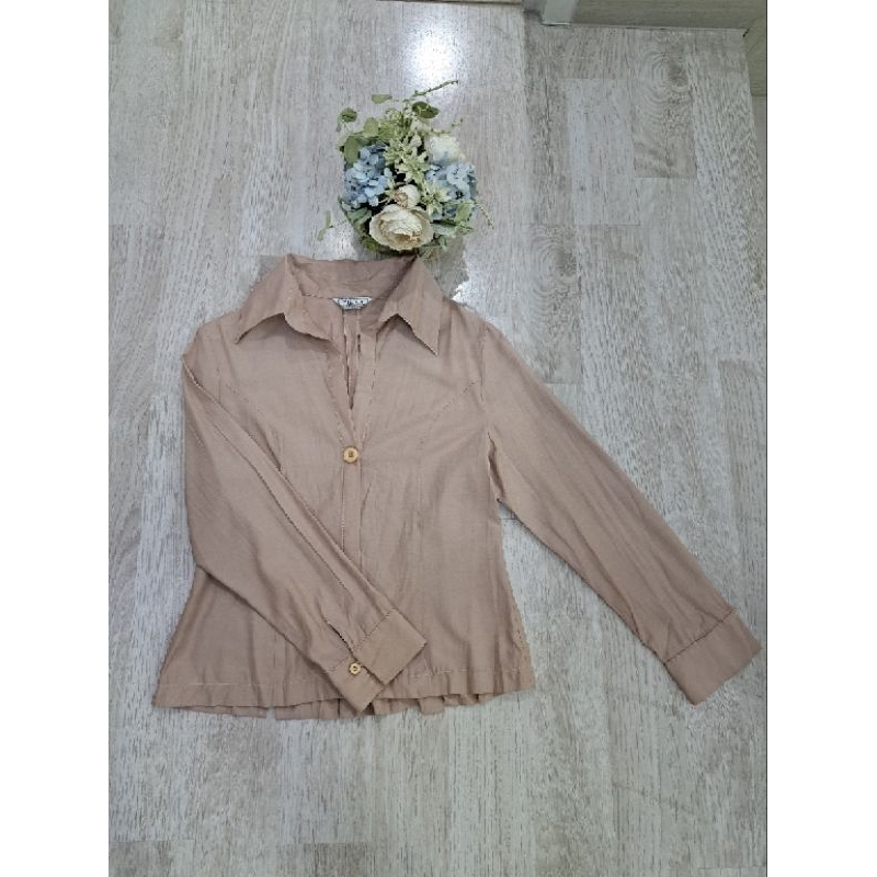Used เสื้อเชิ้ตเกาหลี❤️ 99บาท❤️ แบรนด์ EIDER COLLECTION