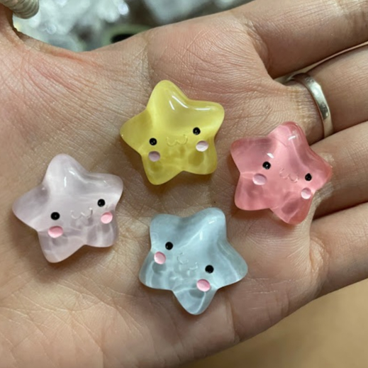 แม่เหล็ก ดาวยิ้ม เรซิ่น Star Magnet