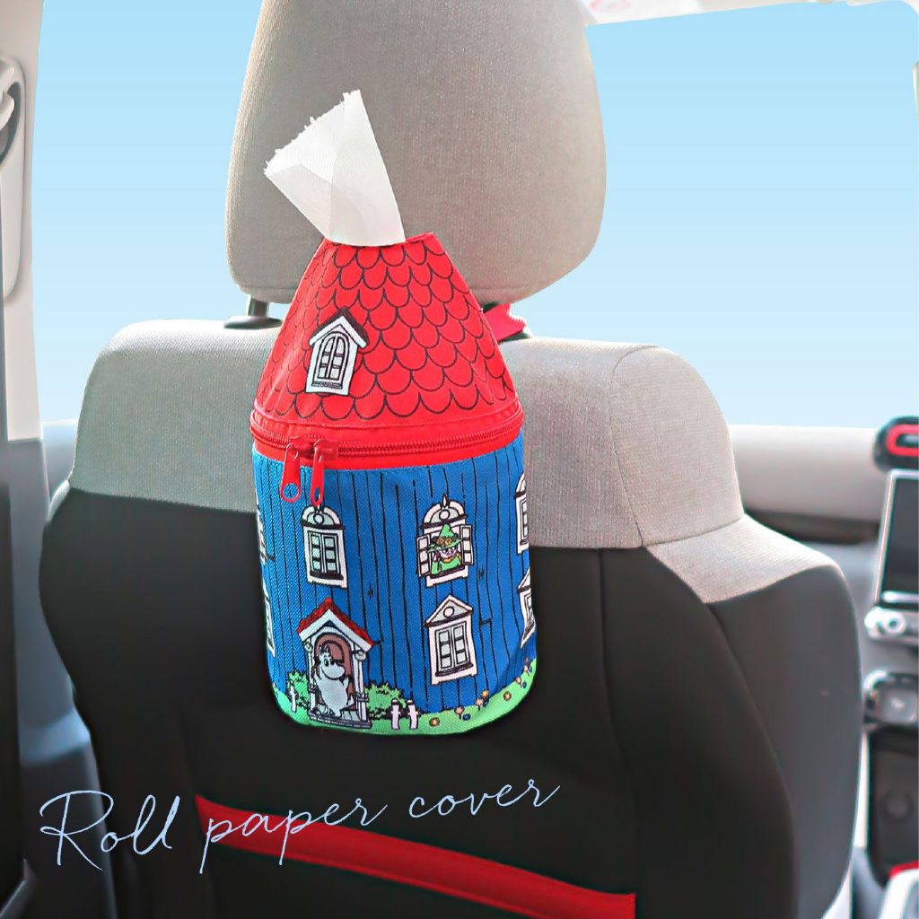 ที่ใส่กระดาษทิชชู่ Moomin House Car Roll Paper Cover จากญี่ปุ่น ขนาด 22 x 12.5 x 12.5 ซม.