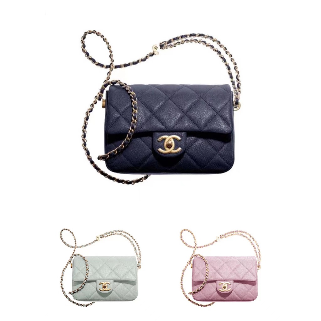 Chanel/CF Series/Fang Fatty/Crossbody Bag/แท้ 100%