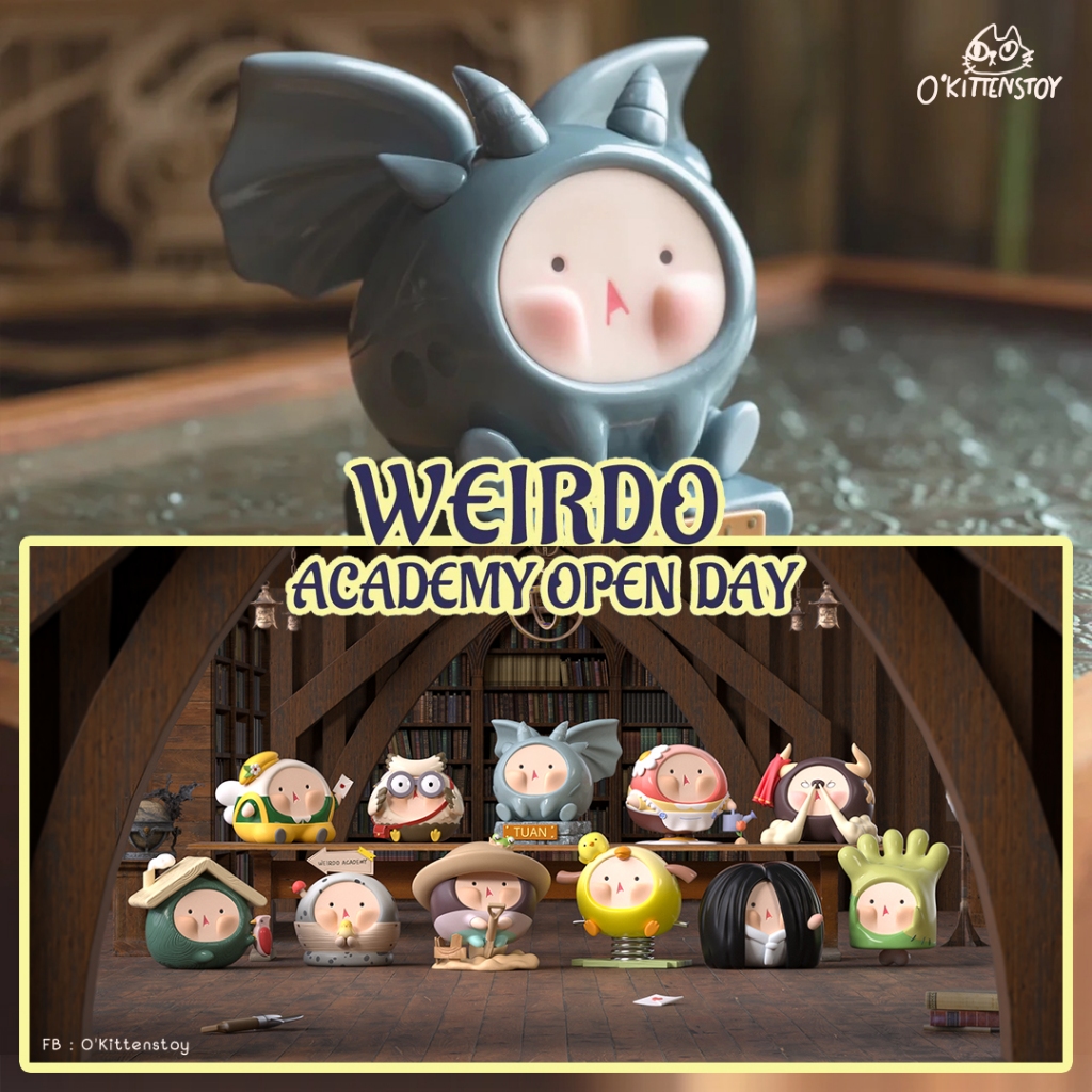 [แบบสุ่ม และเลือกตัว] โมเดล TuanTuan Weirdo Academy Open Day series **พร้อมส่ง**