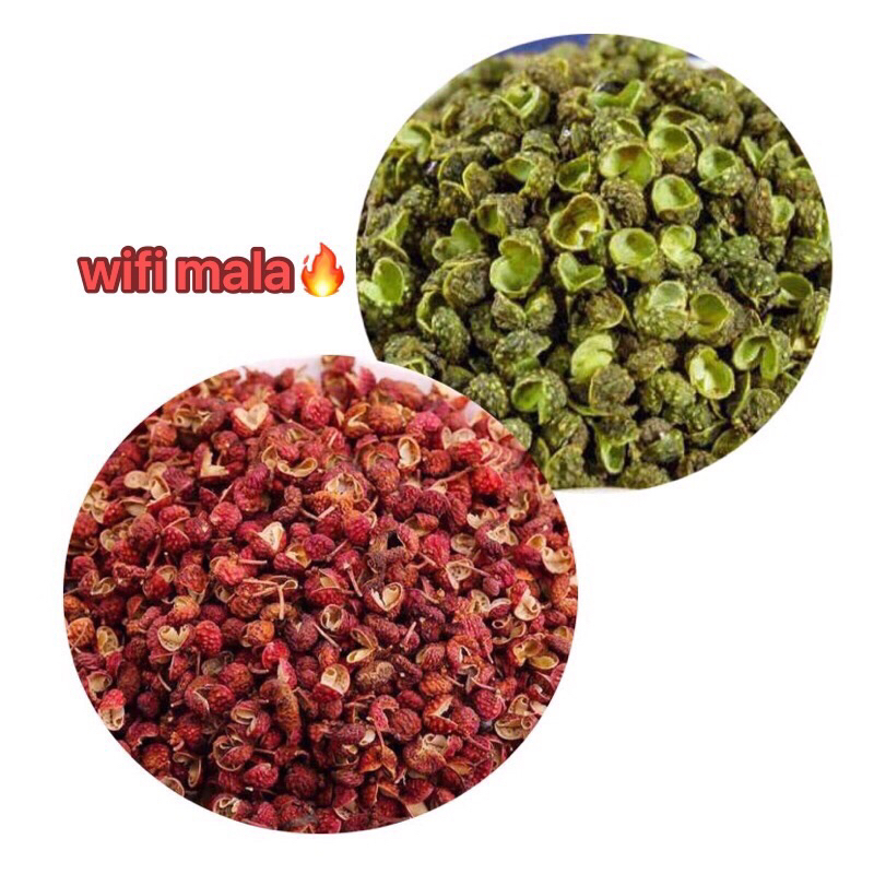 wifi mala🔥 เมล็ดฮวาเจียว 红花椒 青花椒 50-100g เกรดนำเข้า หอมเผ็ดชาลิ้น นำเข้าจากจีน พร้อมส่ง