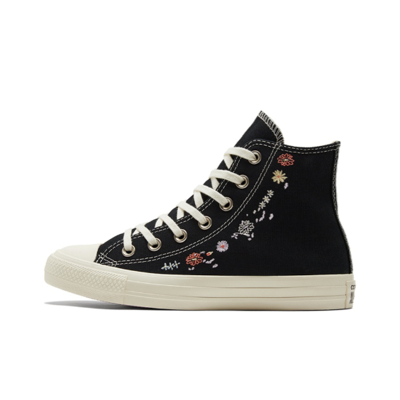 Converse Chuck Taylor All Star Chuck Taylor Flower embroidered canvas shoes black