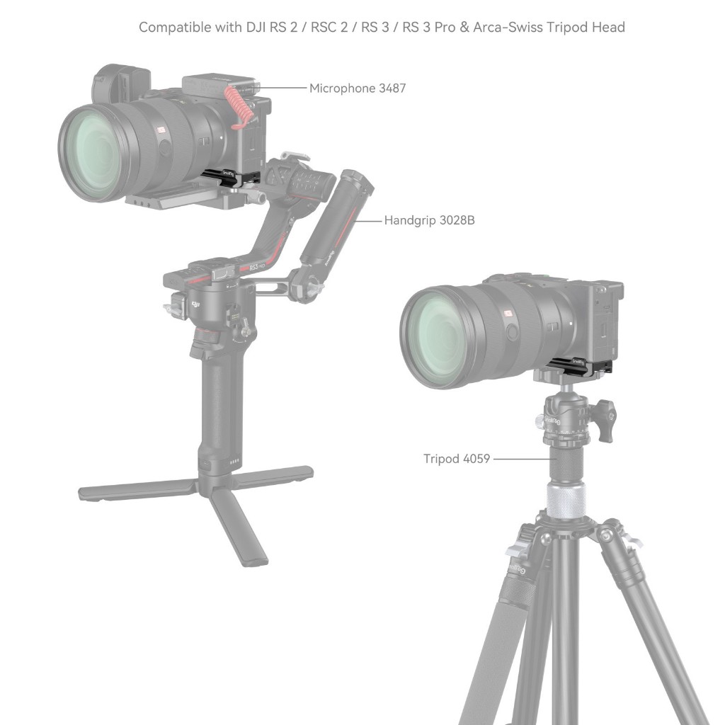 📌ส่งจากไทย📦 Baseplate Sony A6700 SmallRig 4338 เพลท Arca Swiss กล้อง โซนี่ Alpha 6700