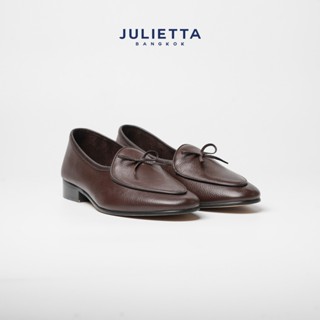 JULIETTA - String Belgian Loafer Calfskin Brown (Unlined)