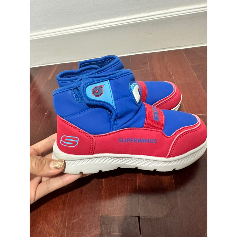 รองเท้าบูทเด็ก Skechers Super Wings Size 16Cm มือสอง