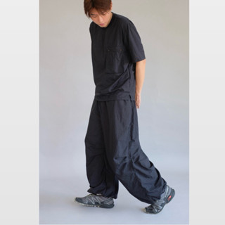 กางเกงทรงบอลลูน  nylon pucker pants——