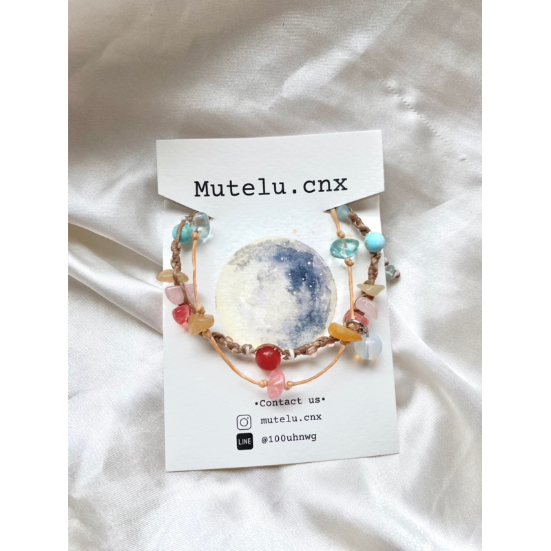 กำไลข้อมือเชือกถัก handmade ( sunshine in new day)