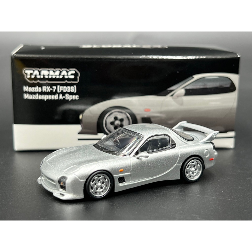 Tarmac Works Mazda RX-7 FD3S Mazdaspeed A-Spec, Silver Stone Metallic