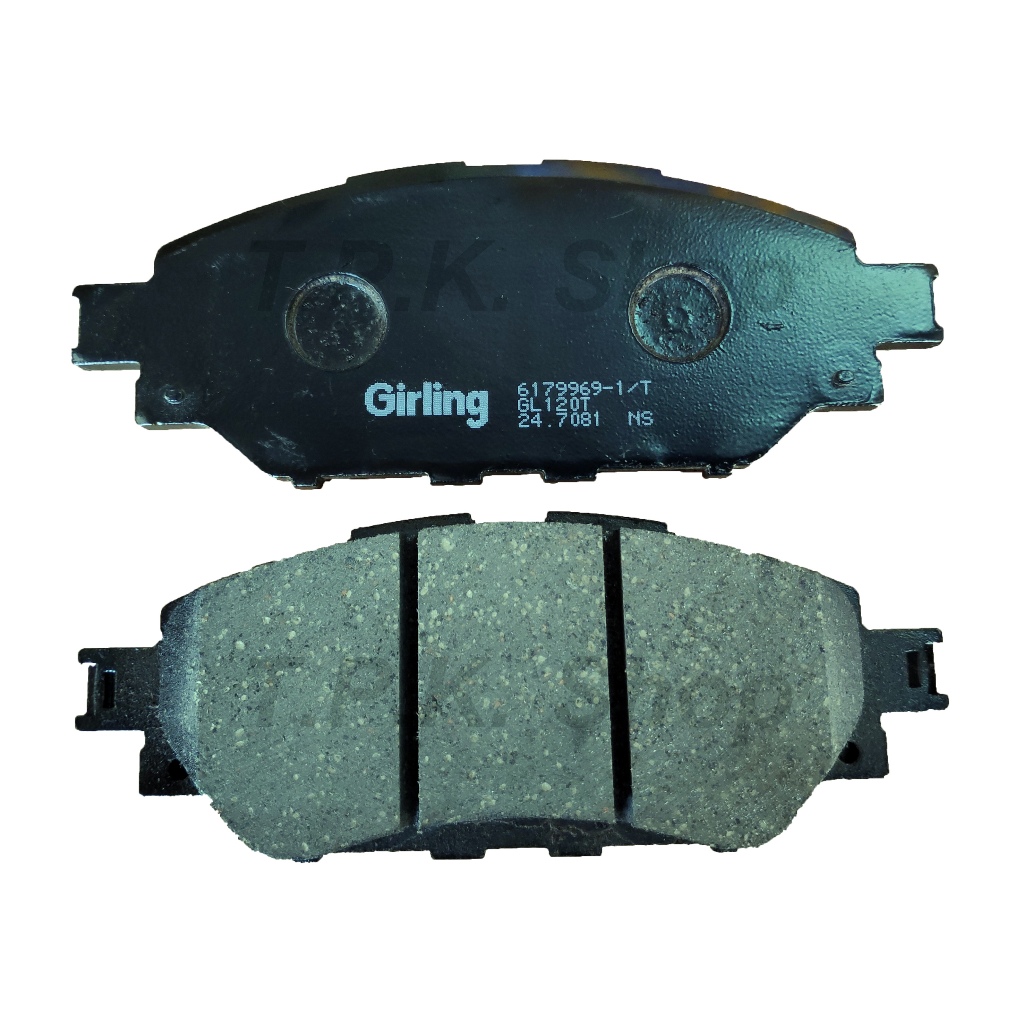 ผ้าเบรคคู่หน้า โตโยต้า รีโว่ REVO 4x2 (ขับสอง) 2wd (ตอนเดียว)รุ่นไม่ยกสูง db2369 ยี่ห้อ เกิลลิ่ง GIRLING 6179969-1 - รูปที่ 2