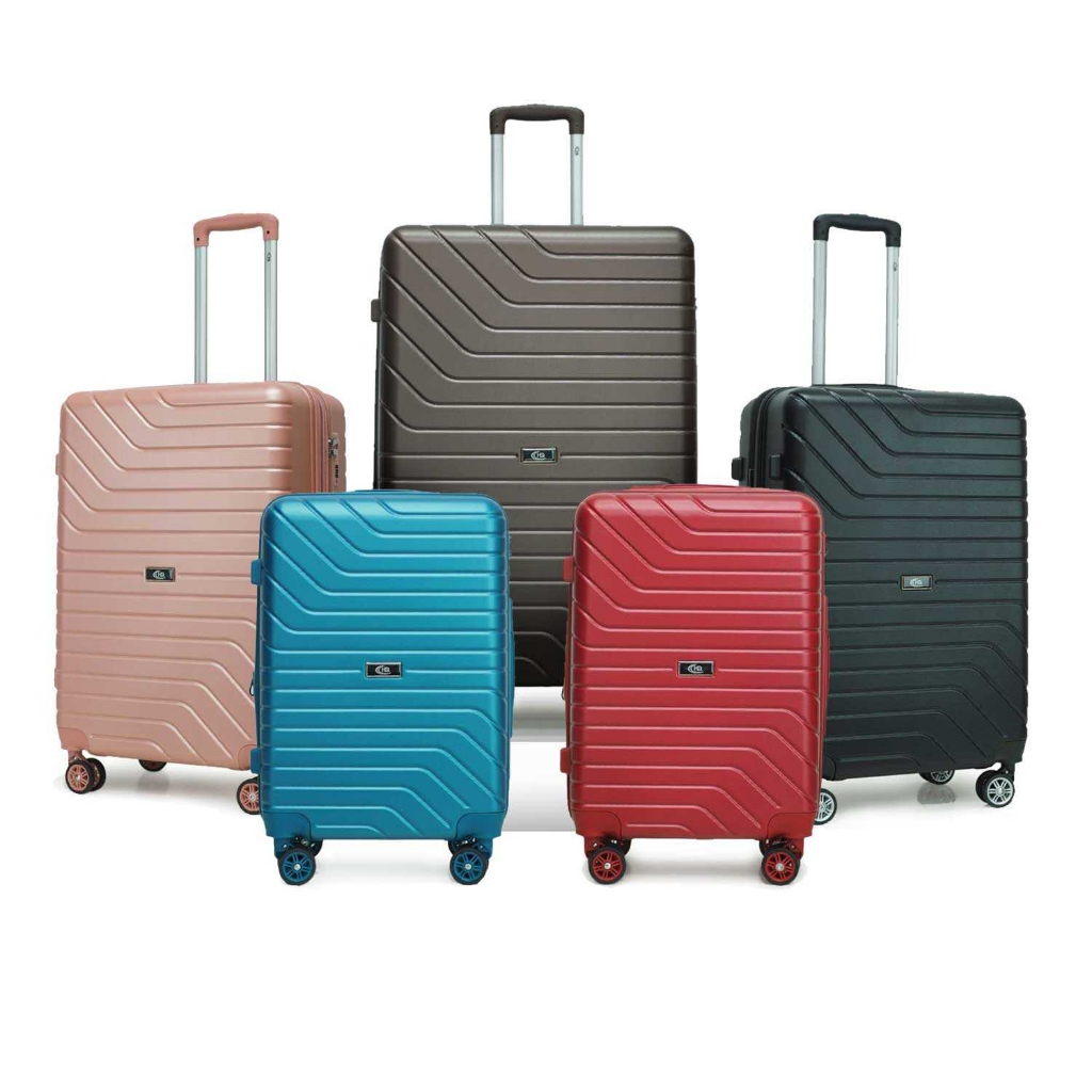HQ LUGGAGE กระเป๋าเดินทาง ABS 4 ล้อคู่ กุญแจล็อค 3 รหัส รุ่น 5515