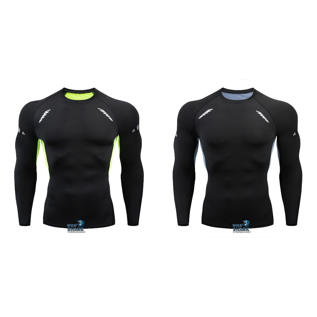 เสื้อรัดกล้ามเนื้อ แขนยาว1607 Pro Combat Running Shirt body fit แท้ สำหรับใส่ออกกำลังกาย วิ่ง ฟิตเนต