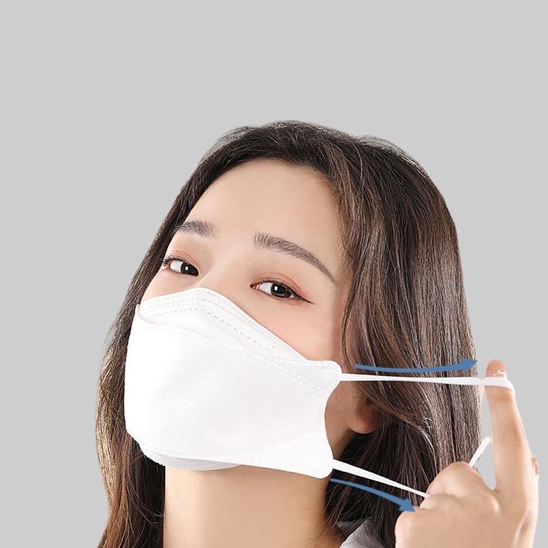 (50แพ็ค=500ชิ้น) แมส KF94 แบบยกลัง ผู้ใหญ่ สไตล์เกาหลี แพ็คละ 10 ชิ้น - รูปที่ 5
