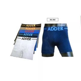 [แพ็ค 3 ตัว] กางเกงในชาย ขาสั้น ผ้าทอ ADDER ไร้ตะเข็บ ผ้านิ่มยืดหยุ่นใส่สบาย ไม่รัดต้นขา ไม่เสียดสีต้นขา ระบายอากาศได้ดี