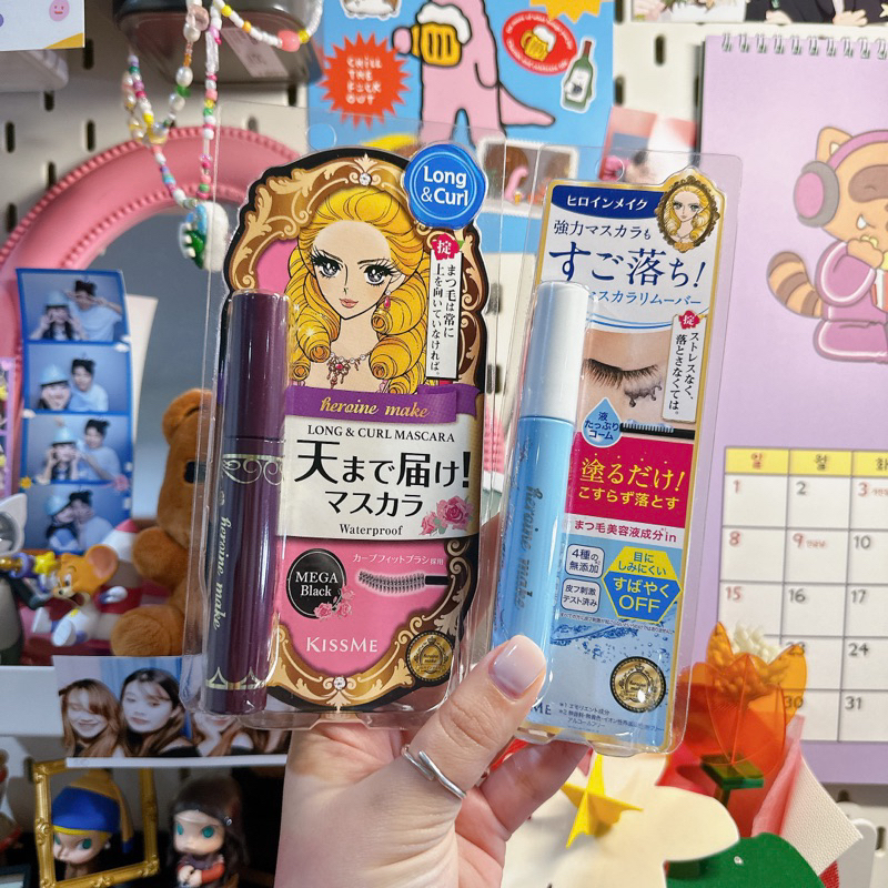 (พร้อมส่ง🇰🇷:-) kiss me heroine mascara & remover