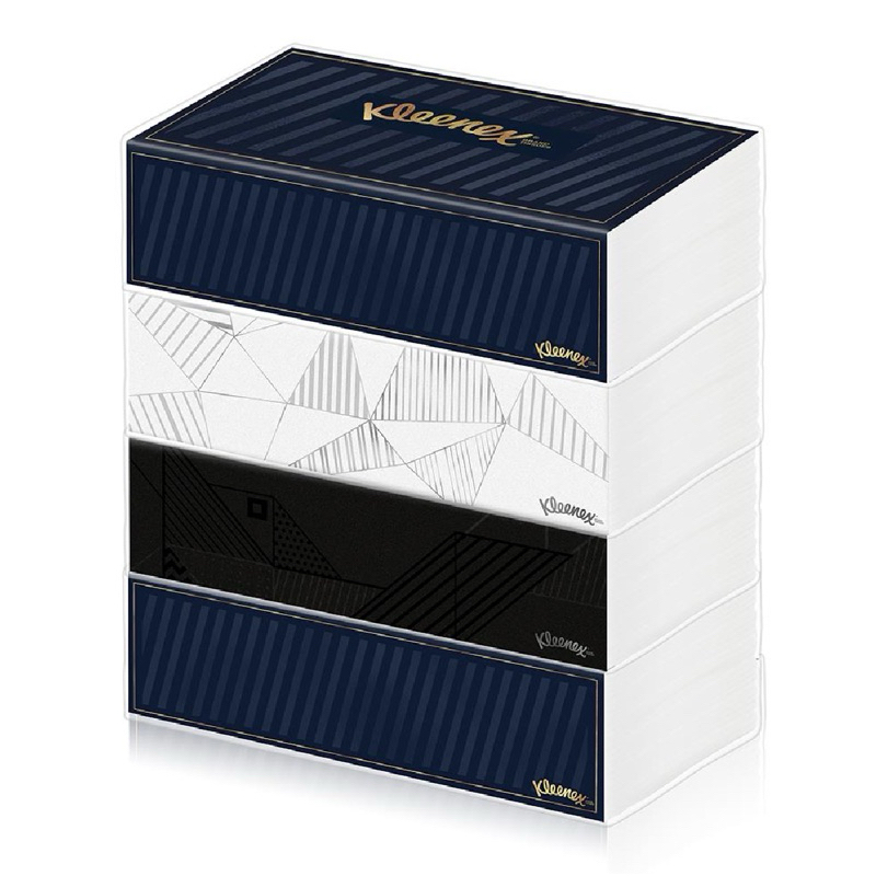 กระดาษเช็ดหน้า KLEENEX BE U 115 แผ่น แพ็ค4