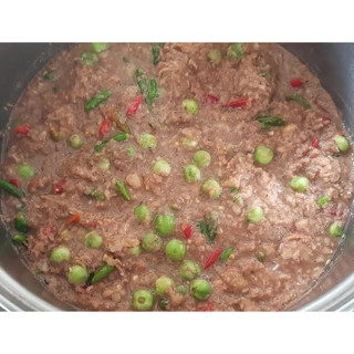 กะปิตำน้ำพริก ชนิดหวาน ขนาด 200 กรัม อย่างดี ต้นตำรับกะปิ กะปิฟาติม๊ะ กะปิฮาลาล