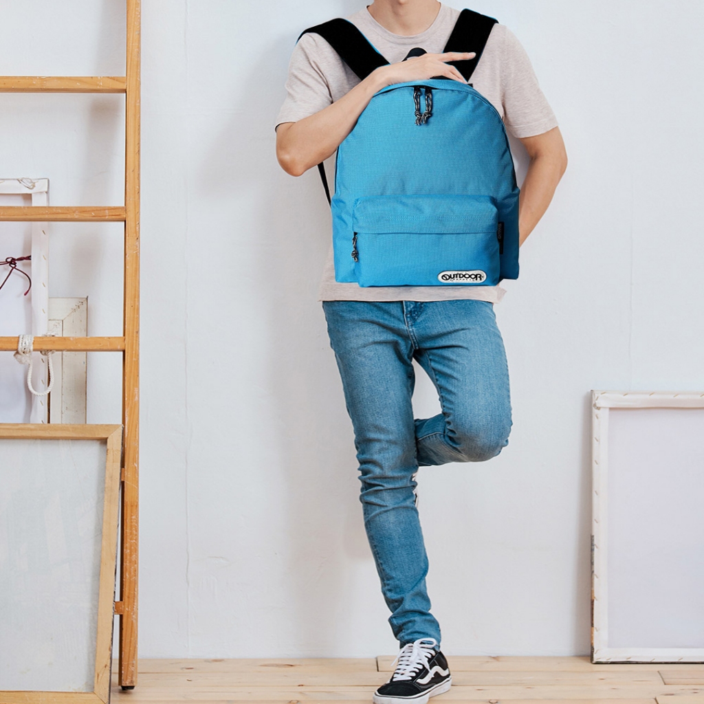 กระเป๋าเป้ มือสองแบรนด์outdoor products backpack cordura blue USA งานผ้าcordura สีฟ้า งานสวยสภาพดี น้ำหนักเบา นานๆหลุดมา