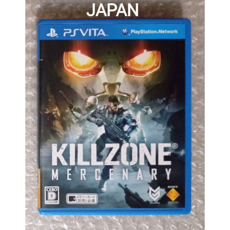 KILLZONE MERCENARY JAPAN PSVITA JP PLAYSTATION VITA FPS ทหาร KILL ZONE MULTIPLAYER เกมยิง PS ญี่ปุ่น