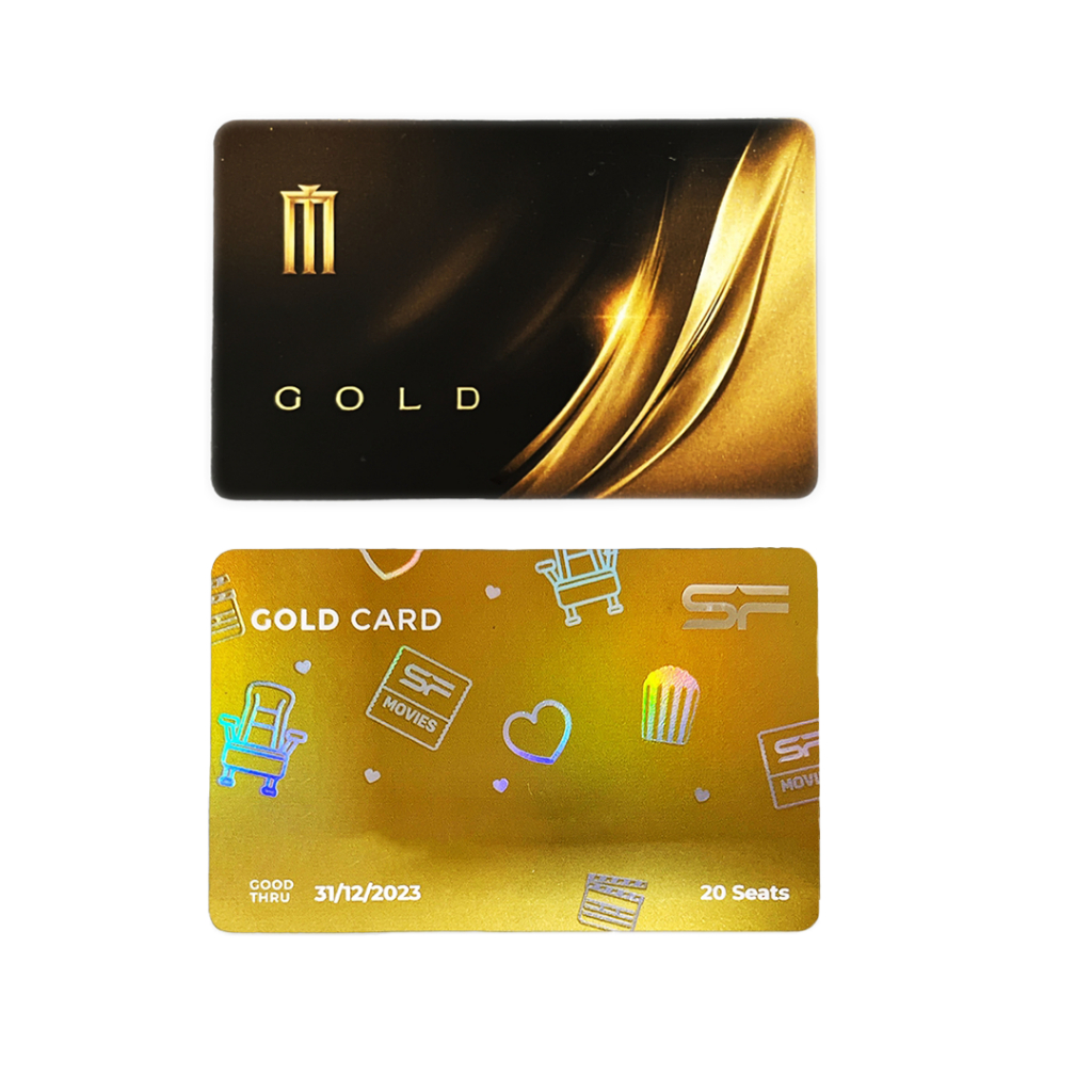บัตร SF Gold Card / Major Gold ตั๋วหนัง Major SF บัตรดูหนัง เมเจอร์ เอซเอฟ บัตรหนัง
