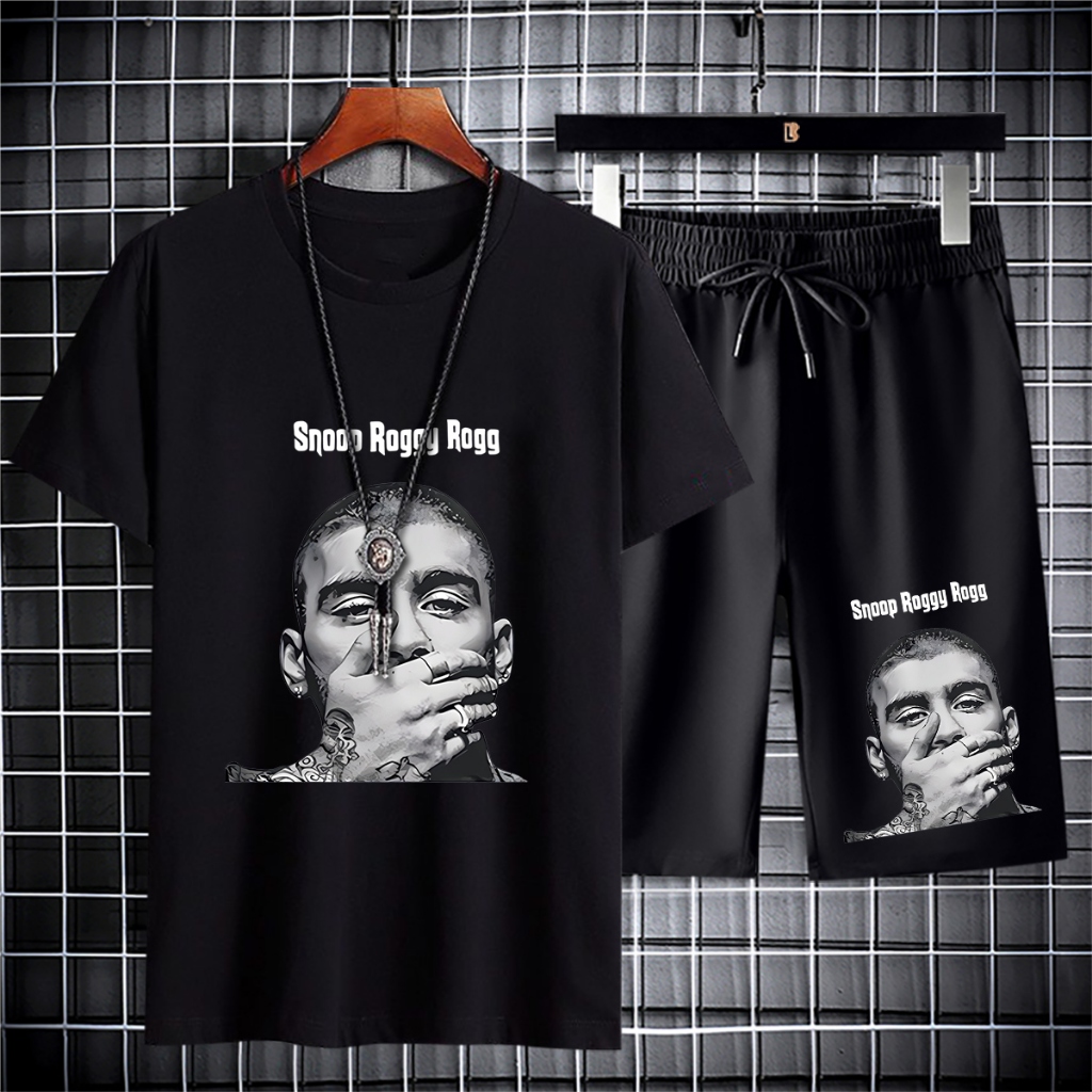 BD473+DKC473ชุดเซ็ทเสื้อยืดแขนสั่ง+กางเกงขาสั้น ใส่ได้ทั้งชายและหญิง.กางเกงกีฬา
