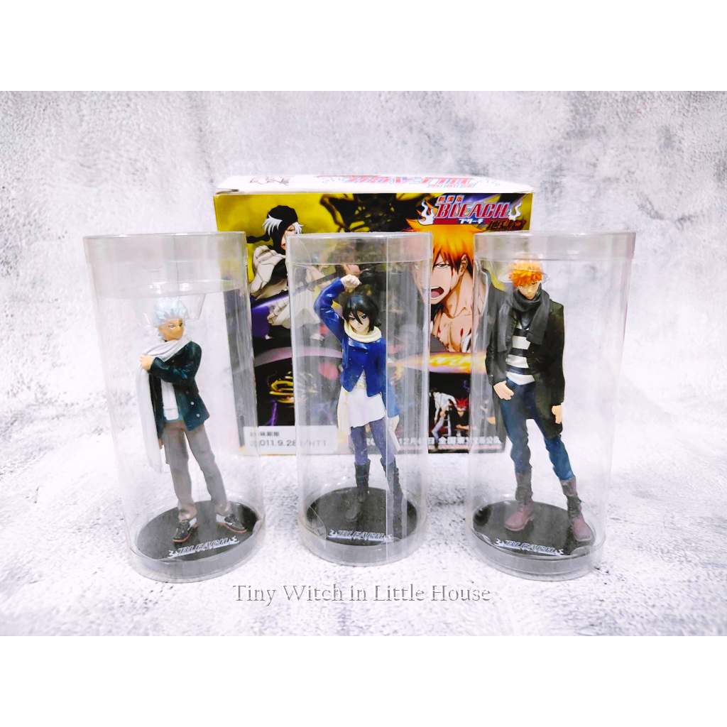 Bleach X Root Figure original anime figures - Kurosaki Ichigo, Kuchiki Rukia, Hitsugaya Toshiro & Ba