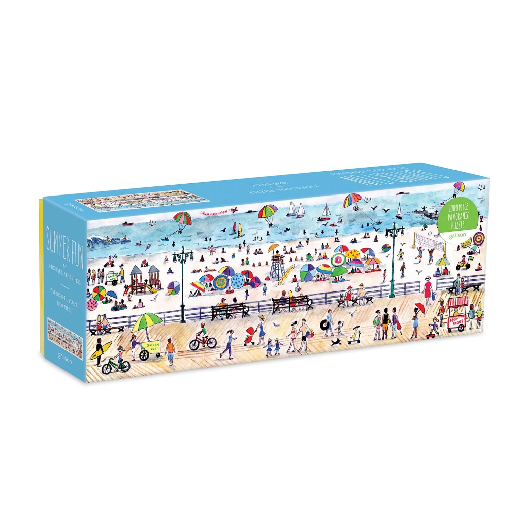 จิ๊กซอว์  1,000 ชิ้น ลายMichael Storrings Summer Fun 1000 Piece Panoramic Jigsaw Puzzle