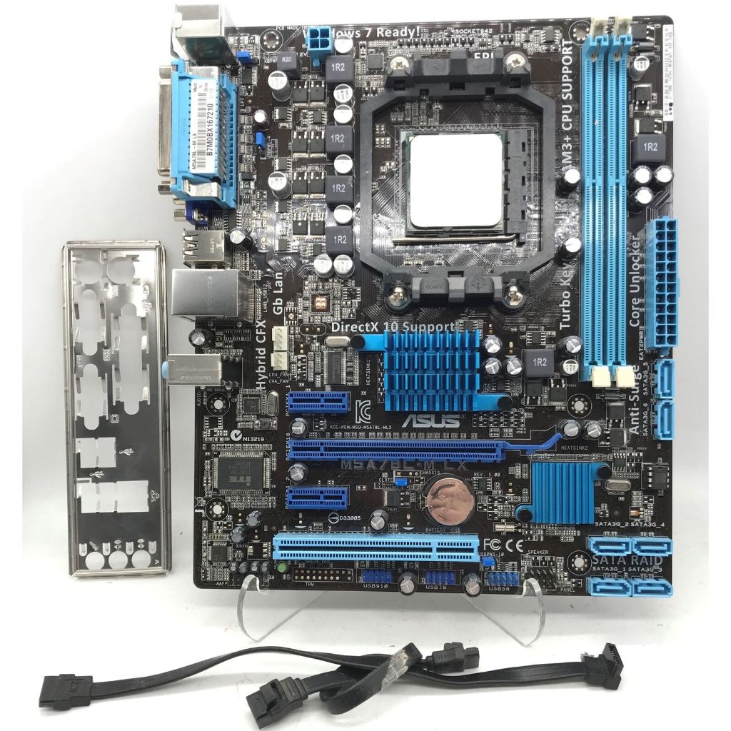 AMD FX 6100 + ASUS M5A78L-M LX V2 + RAM 8G KINGSTON HYPERX  ใช้งานปรกติ ขายรวม3อย่างถูกๆครับ