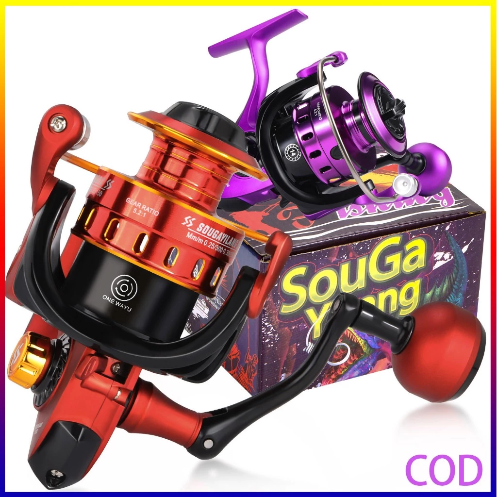 Sougayilang รอกตกปลาล่าสุดมีให้เลือก 5.2: 1 สีติดตั้งที่จับไฟฟ้าและมีโครงสร้างโลหะภายในที่เสถียรยิ่งขึ้น