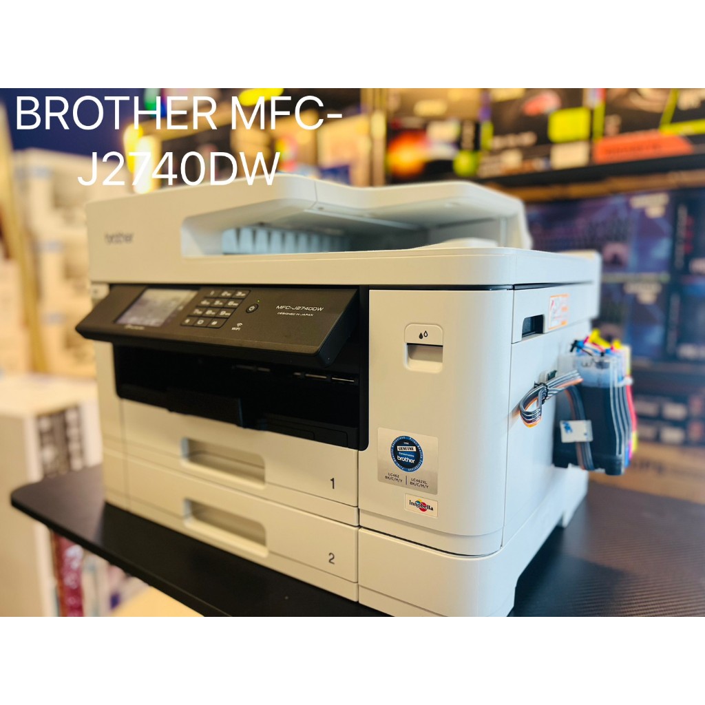 รุ่นใหม่ เครื่องปริ้น printer BROTHER MFC-J2740DW A3 2ถาด พร้อมติดแท้งค์