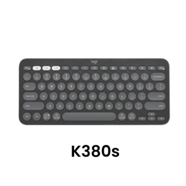 Logitech K380S  Multi-Device Bluetooth Keyboard คีย์บอร์ดไร้สายบลูทูธ เชื่อมต่อหลายอุปกรณ์ สกรีน(ไทย/อังกฤษ)จากโรงงาน