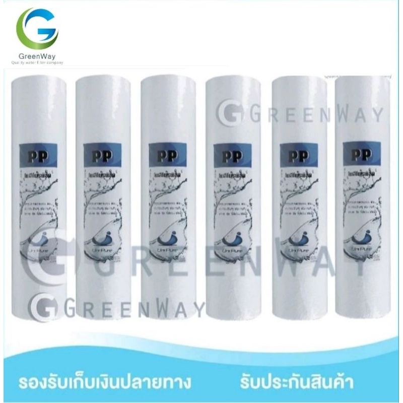 ไส้กรอง PP Uni pure 5 ไมครอน