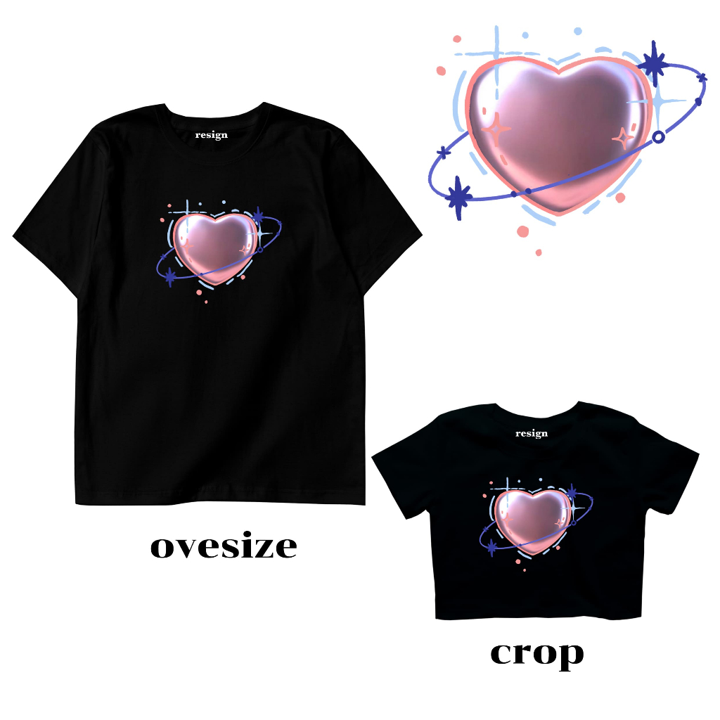 resign.studio - Heart universe V2 T-shirt